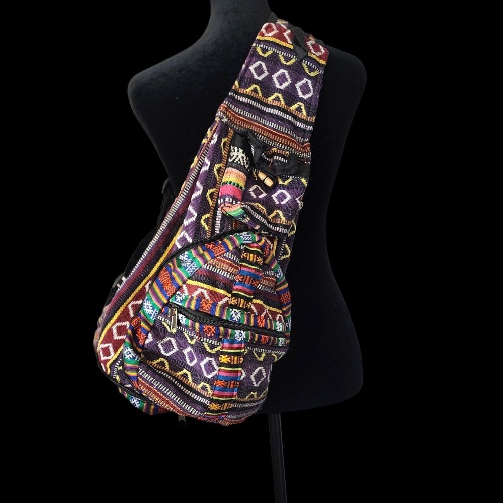 Colorful Patterned Sling Bag